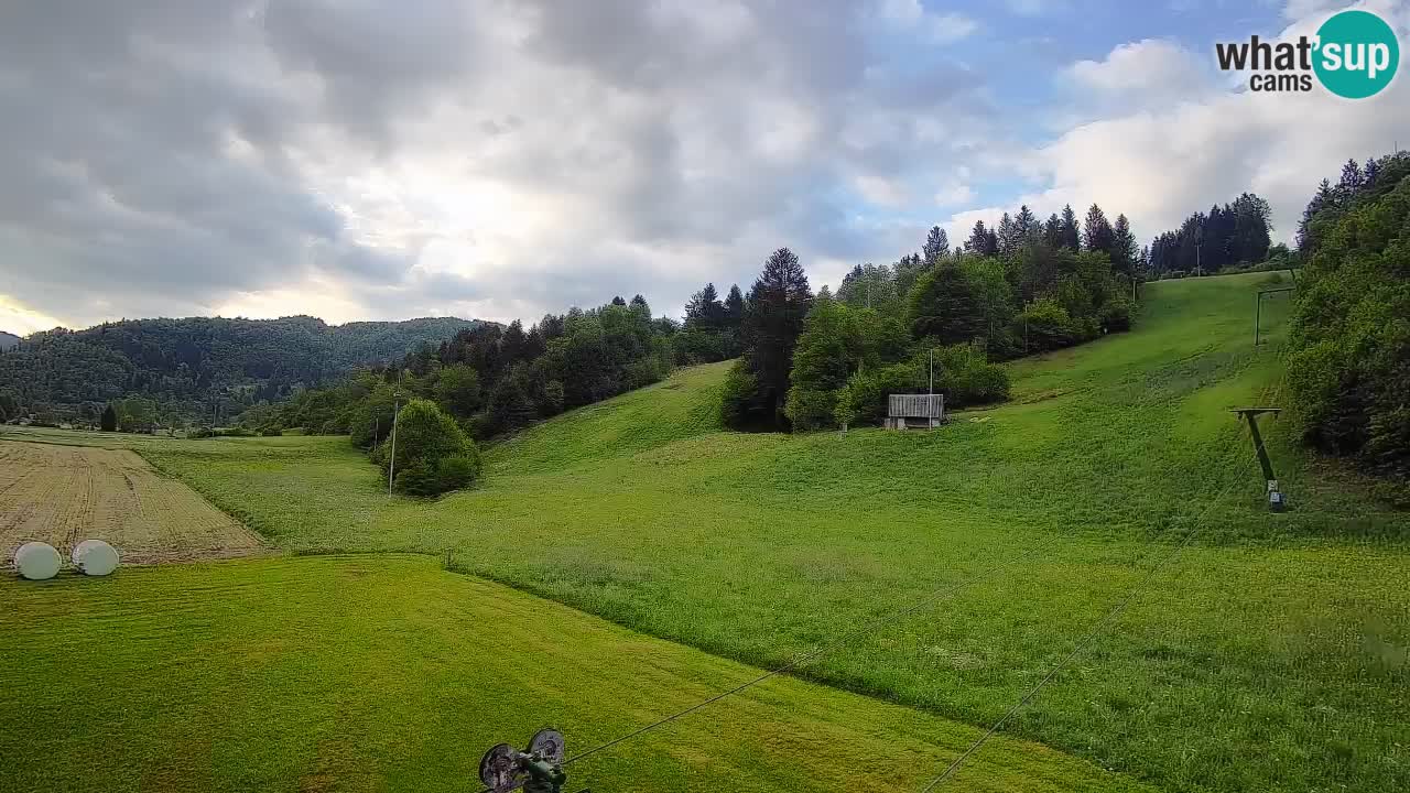 Web kamera Smučišče Senožeta – Skijalište u Srednjoj Vasi kod Bohinja