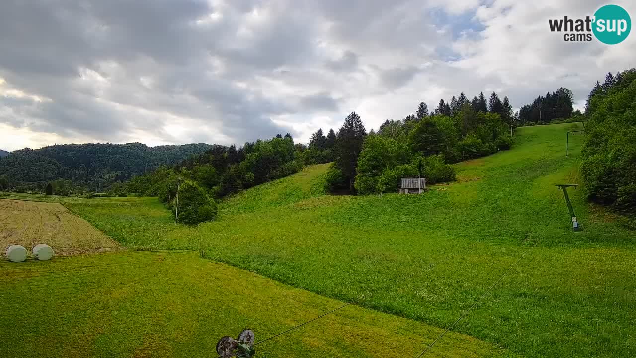 Webcam Smučišče Senožeta – Stazione sciistica a Srednja Vas vicino Bohinj