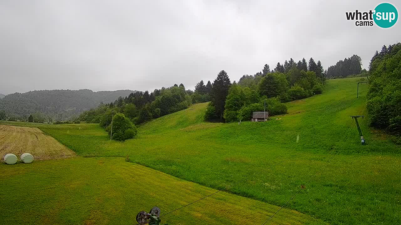 Cámara web Smučišče Senožeta – Estación de esquí en Srednja Vas cerca de Bohinj