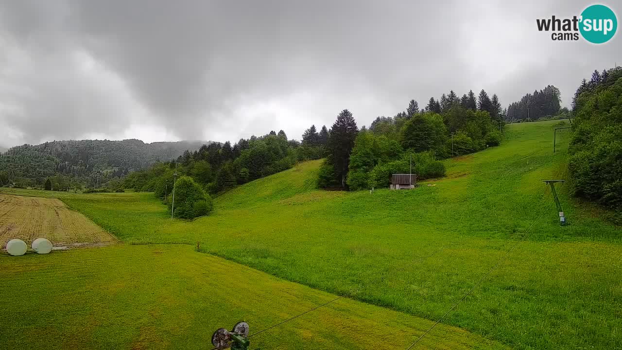 Web kamera Smučišče Senožeta – Skijalište u Srednjoj Vasi kod Bohinja