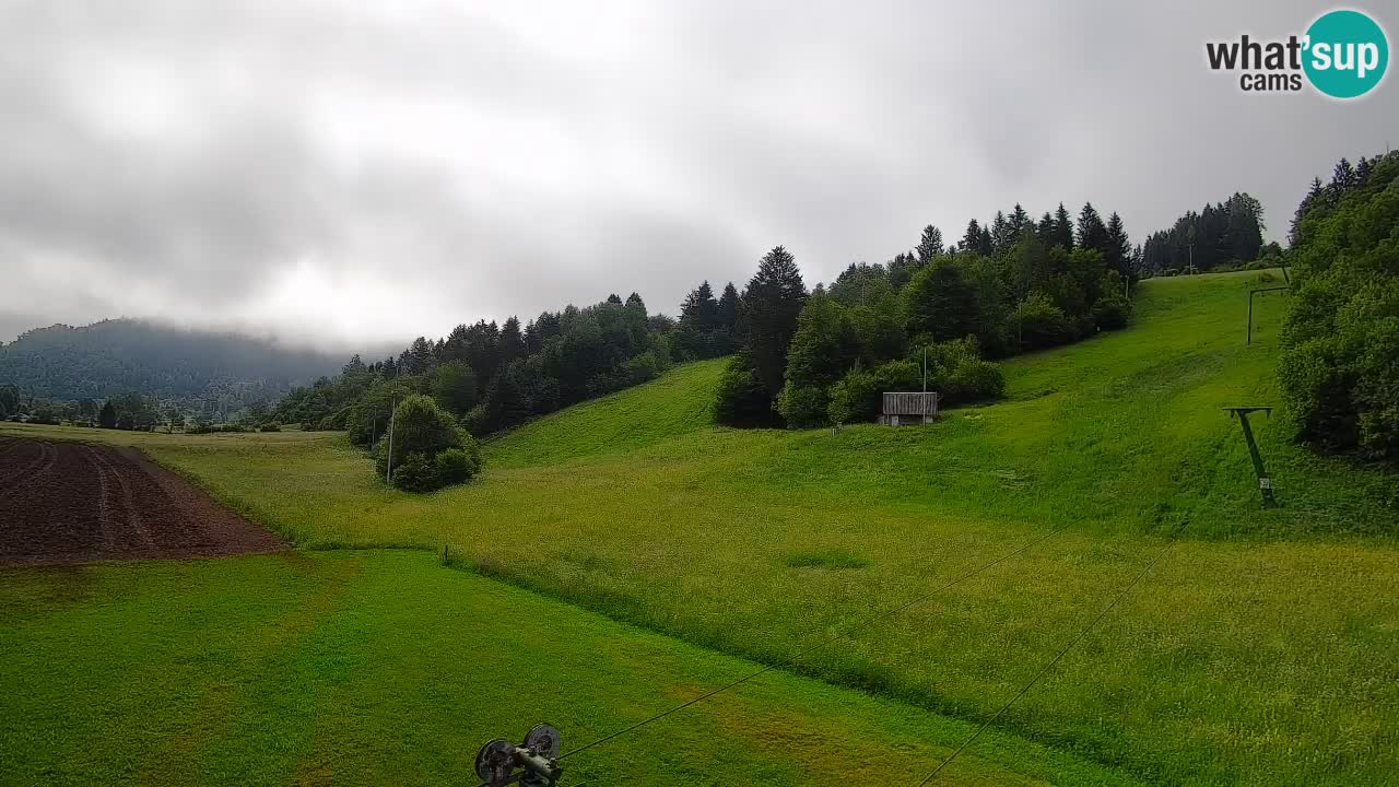Webcam Smučišče Senožeta – Ski Resort Live View near Bohinj