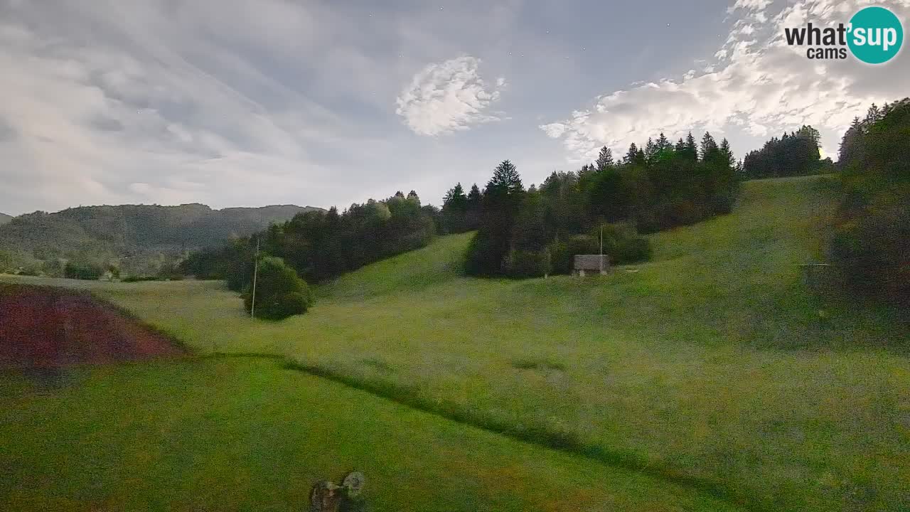 Cámara web Smučišče Senožeta – Estación de esquí en Srednja Vas cerca de Bohinj