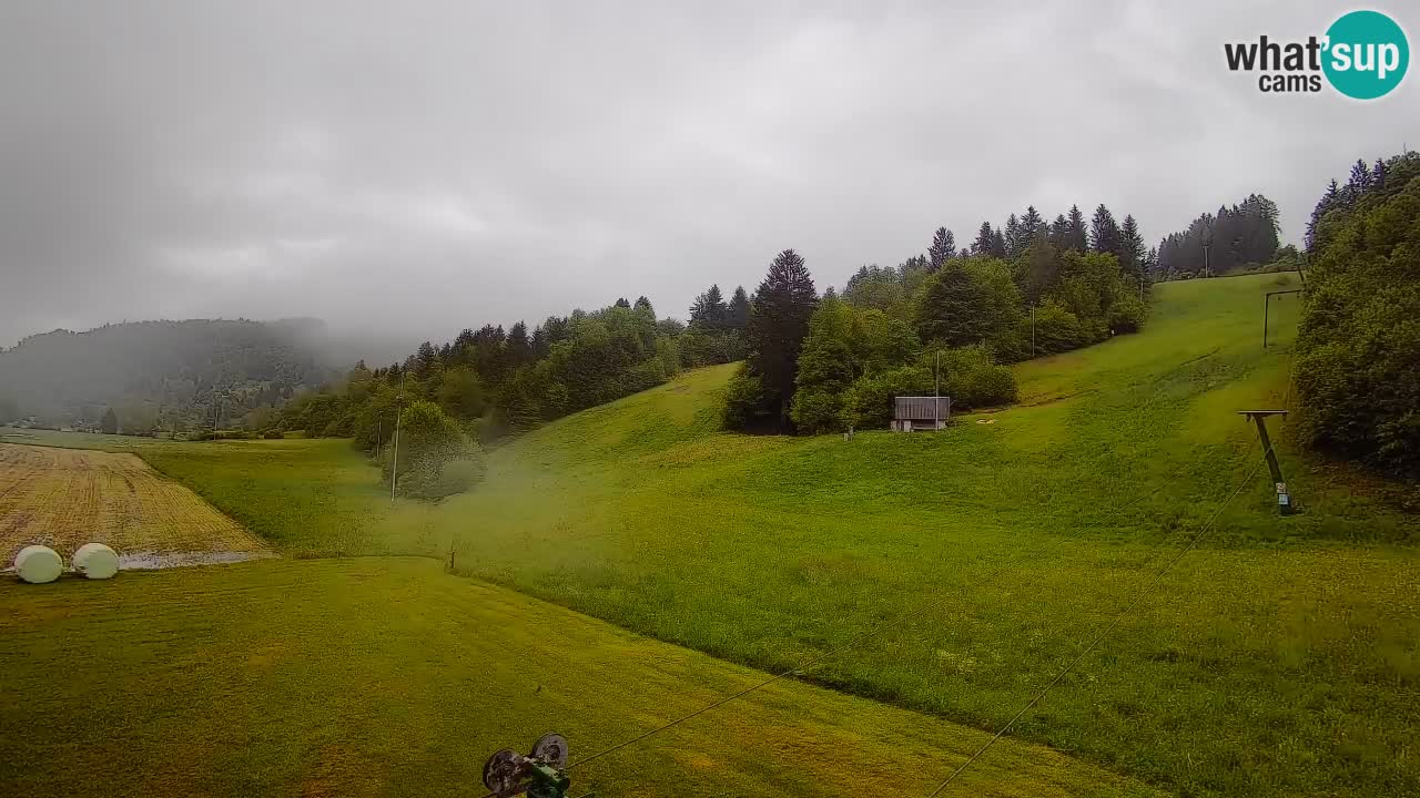 Webcam Smučišče Senožeta – Ski Resort Live View near Bohinj