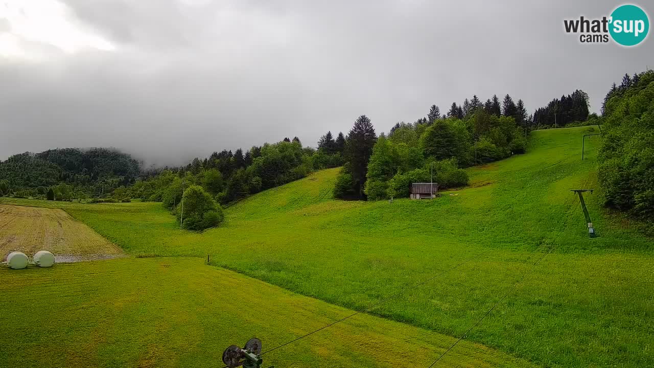 Cámara web Smučišče Senožeta – Estación de esquí en Srednja Vas cerca de Bohinj