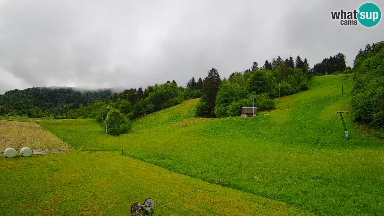 Webcam Smučišče Senožeta – Stazione sciistica a Srednja Vas vicino Bohinj