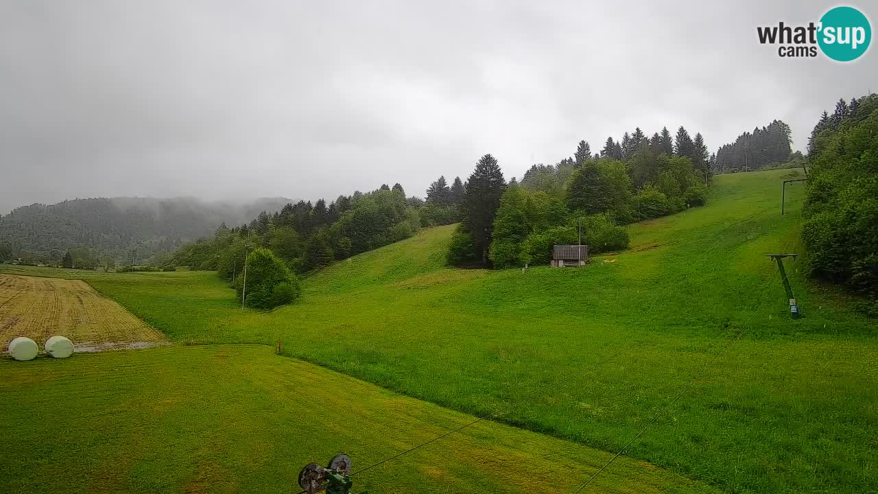 Webcam Smučišče Senožeta – Station de ski à Srednja Vas près de Bohinj