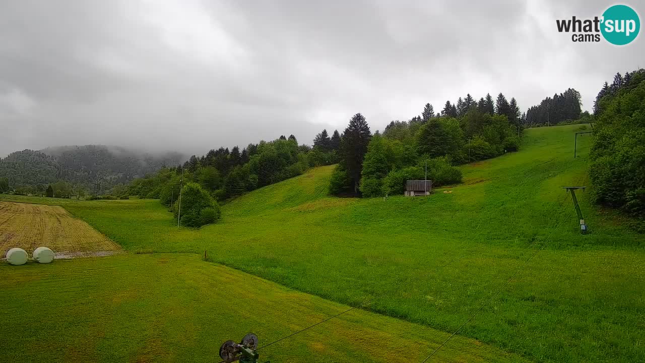 Webcam Smučišče Senožeta – Station de ski à Srednja Vas près de Bohinj