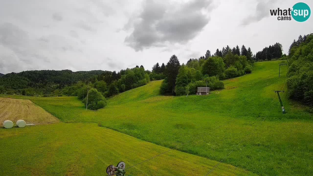 Cámara web Smučišče Senožeta – Estación de esquí en Srednja Vas cerca de Bohinj