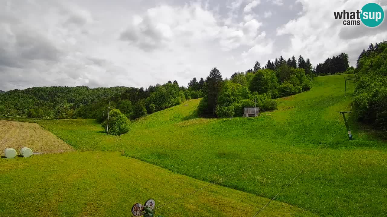 Cámara web Smučišče Senožeta – Estación de esquí en Srednja Vas cerca de Bohinj