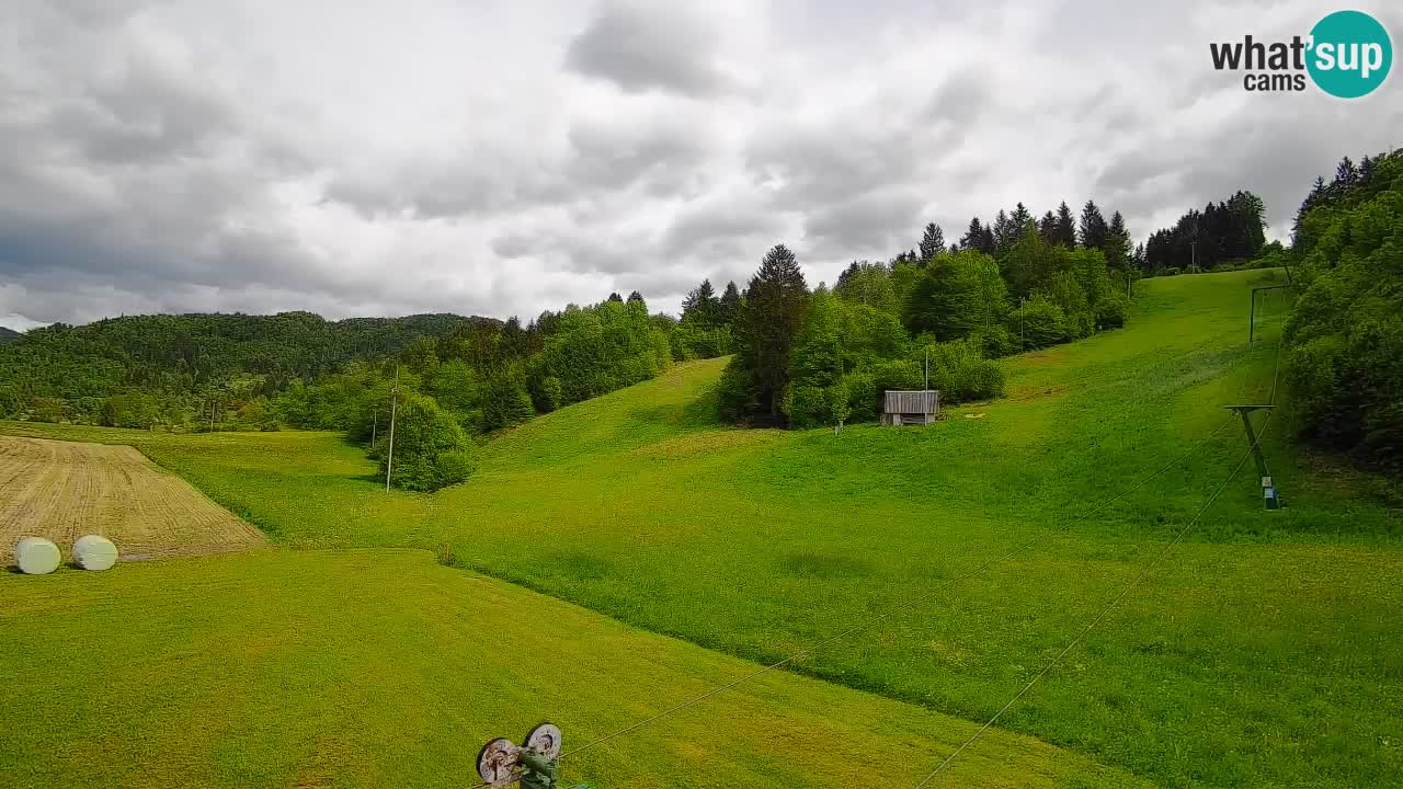Webcam Smučišče Senožeta – Ski Resort Live View near Bohinj