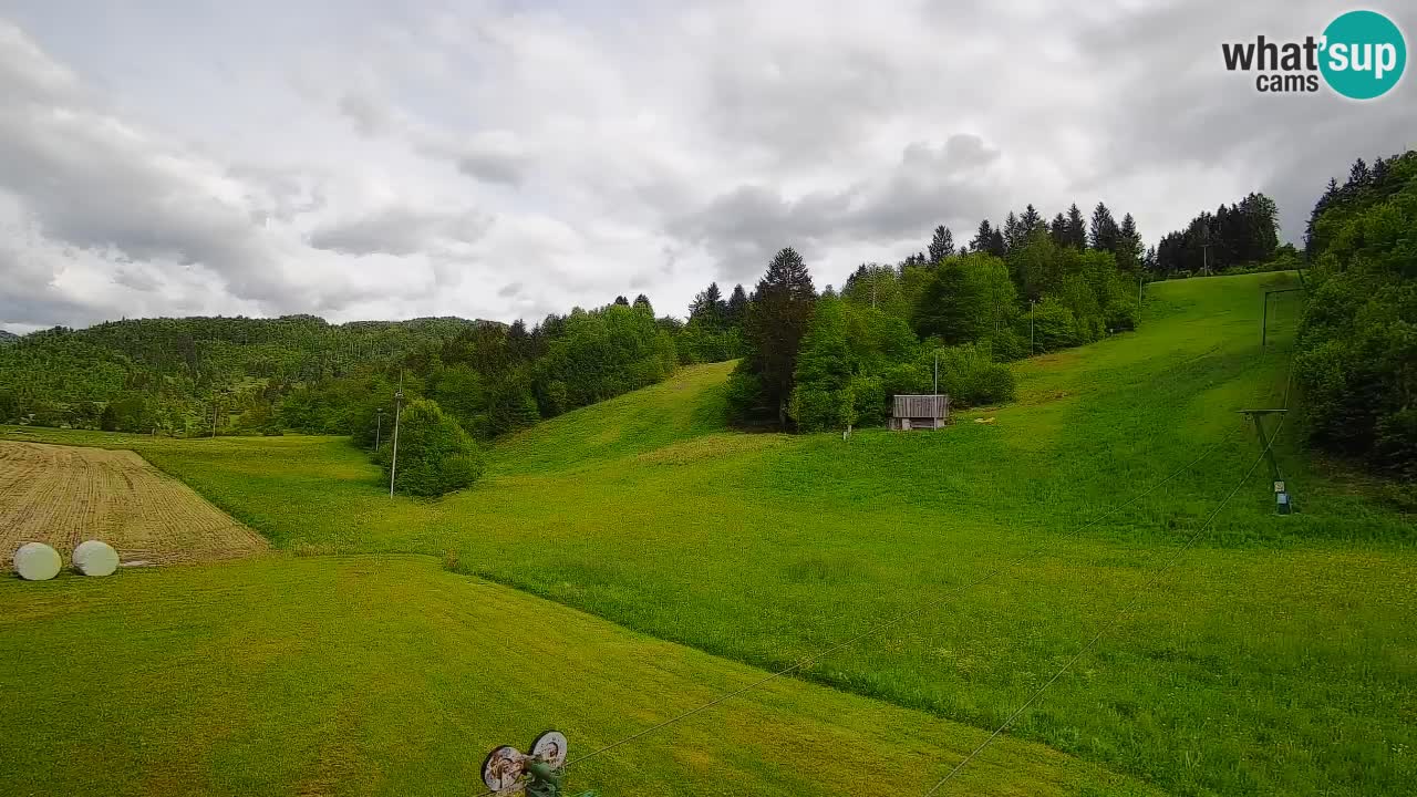 Webcam Smučišče Senožeta – Ski Resort Live View near Bohinj