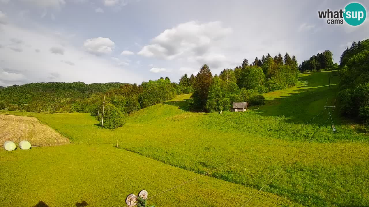 Webcam Smučišče Senožeta – Ski Resort Live View near Bohinj