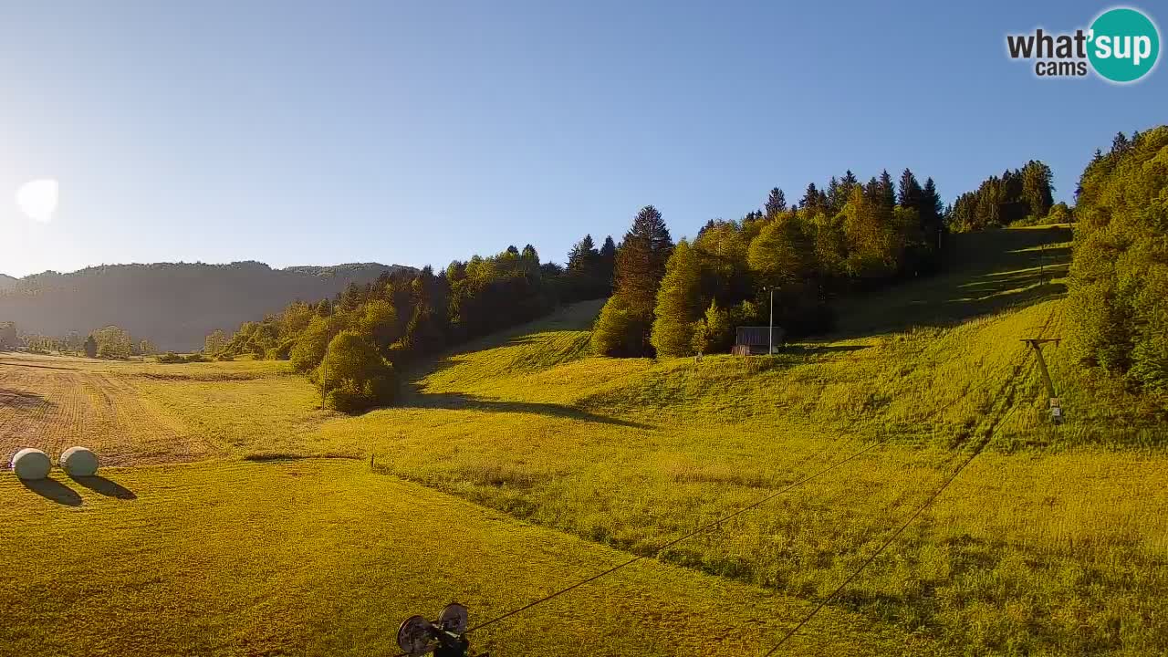 Webcam Smučišče Senožeta – Stazione sciistica a Srednja Vas vicino Bohinj