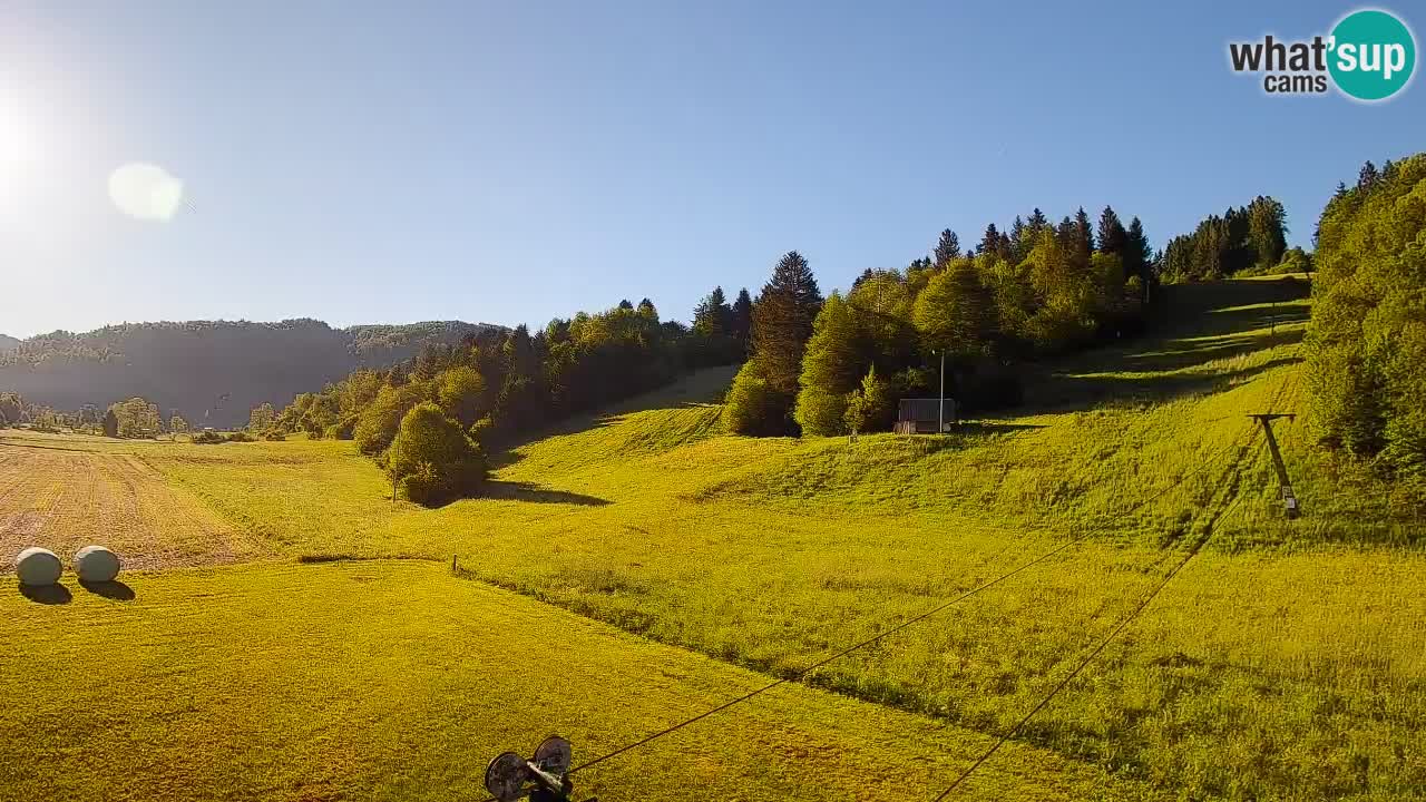Webcam Smučišče Senožeta – Ski Resort Live View near Bohinj