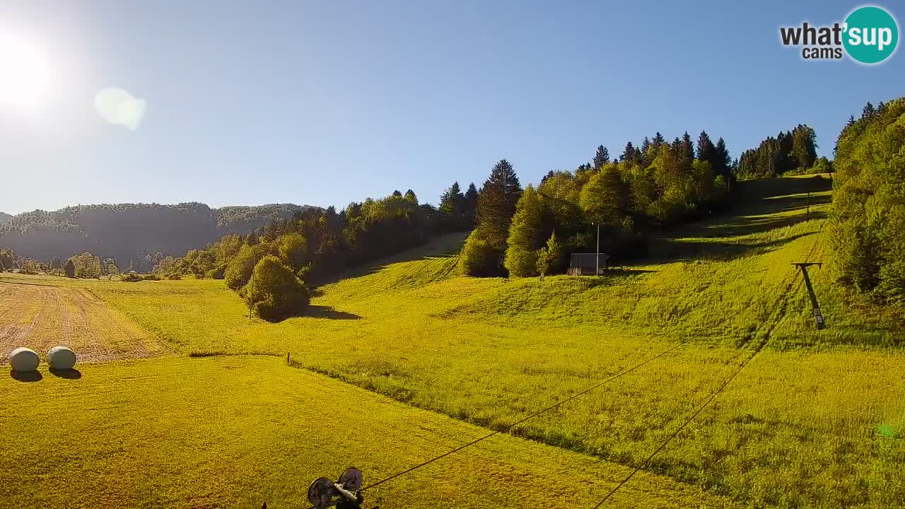 Webcam Smučišče Senožeta – Ski Resort Live View near Bohinj