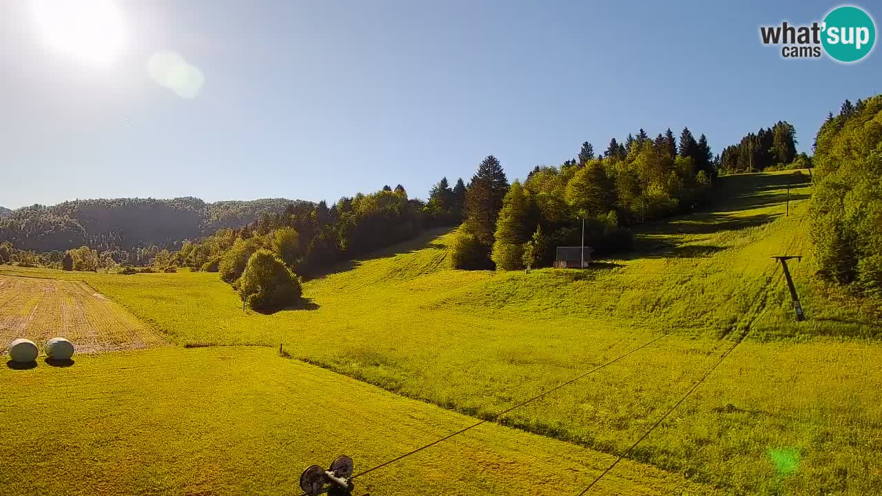 Webcam Smučišče Senožeta – Ski Resort Live View near Bohinj