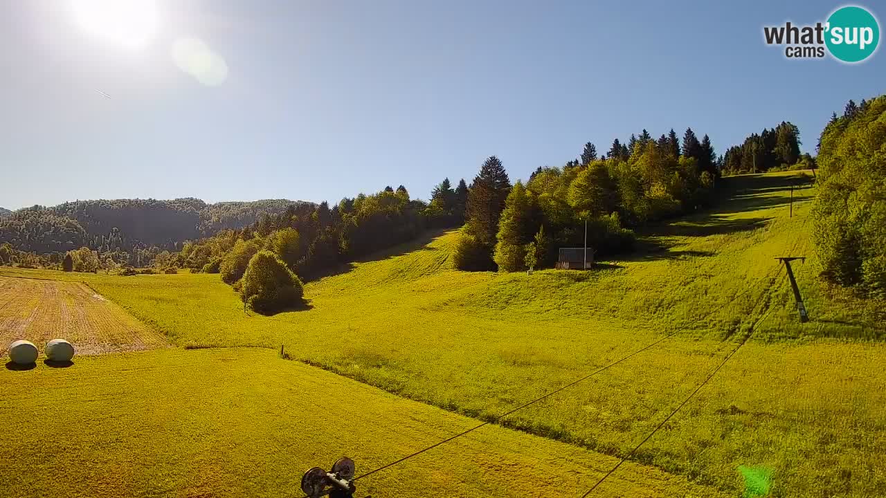 Webcam Smučišče Senožeta – Ski Resort Live View near Bohinj