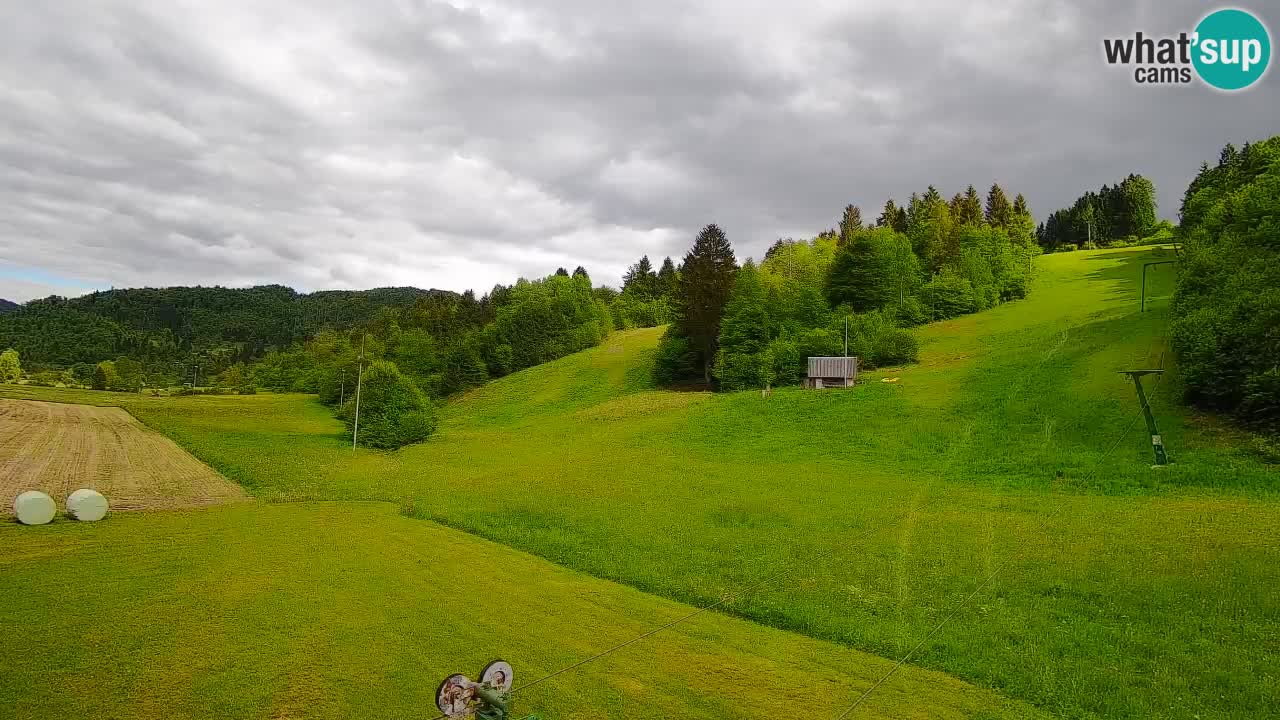 Webcam Smučišče Senožeta – Ski Resort Live View near Bohinj