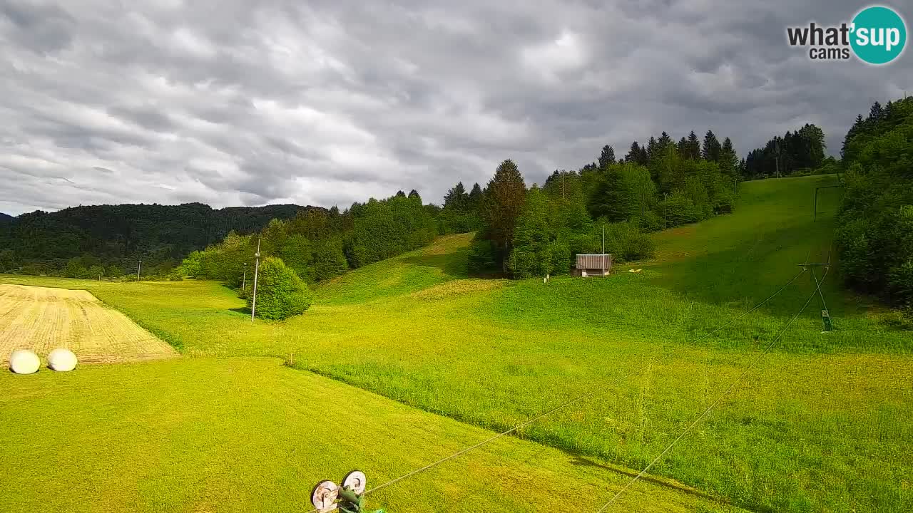 Webcam Smučišče Senožeta – Ski Resort Live View near Bohinj