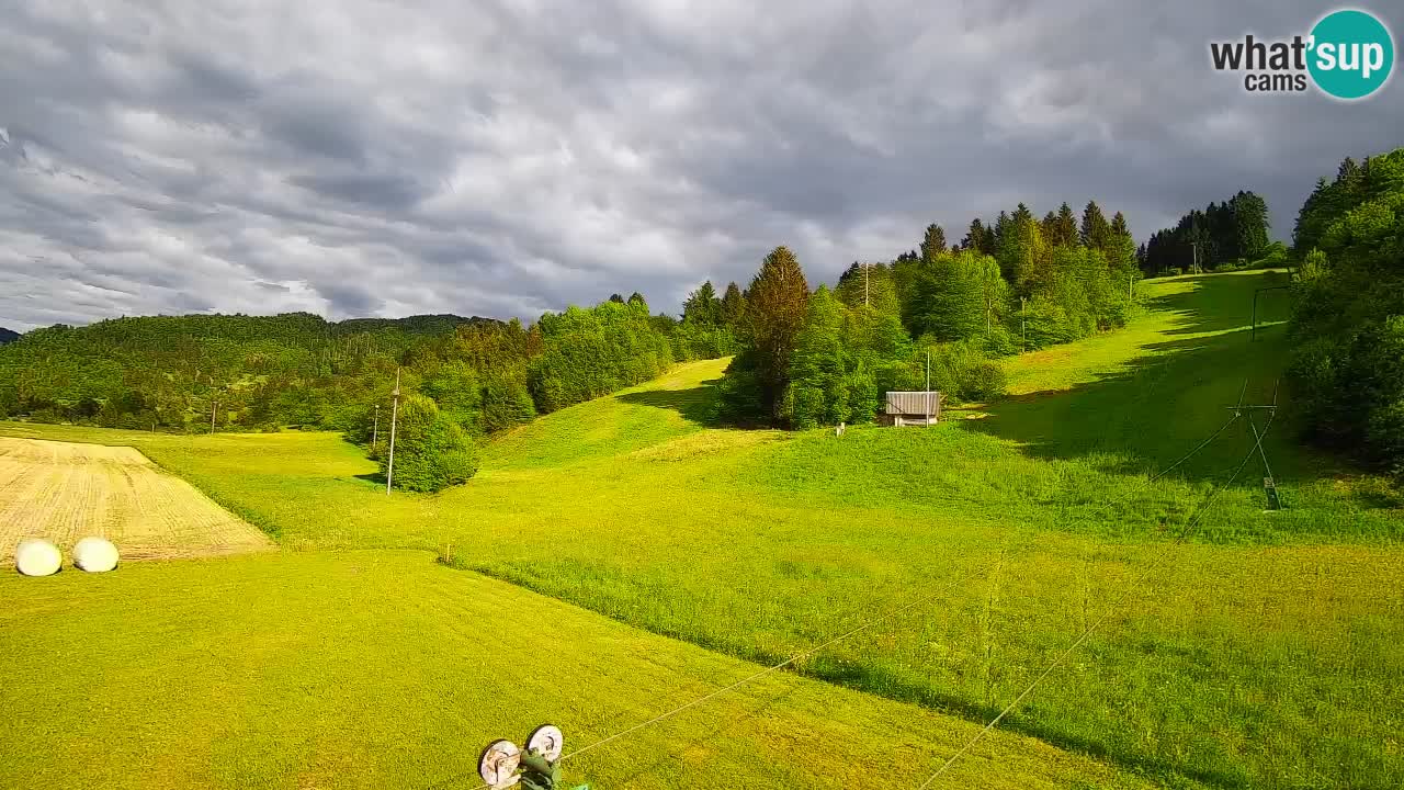 Webcam Smučišče Senožeta – Ski Resort Live View near Bohinj
