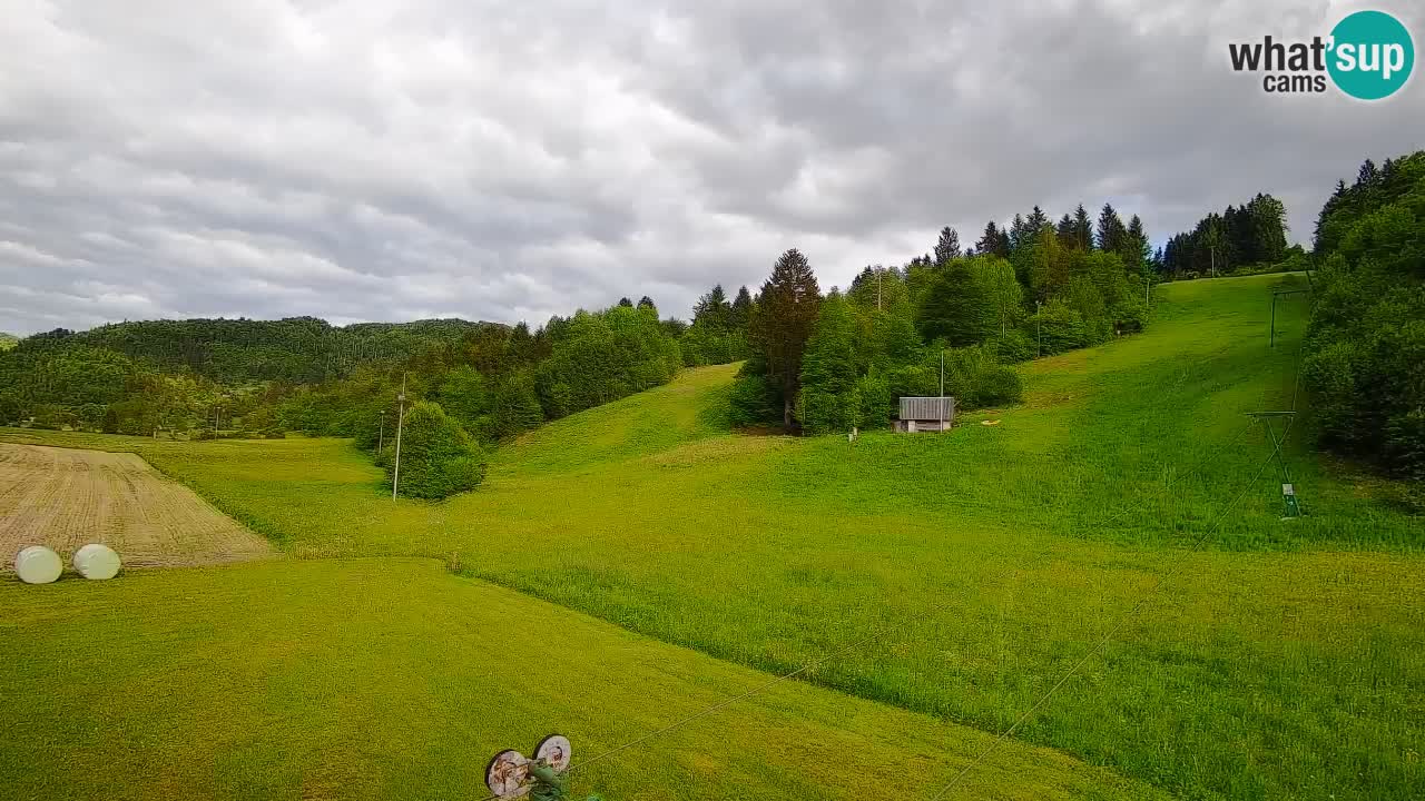 Webcam Smučišče Senožeta – Station de ski à Srednja Vas près de Bohinj