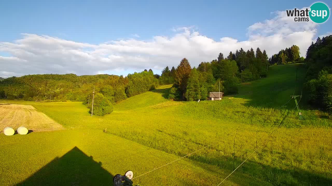 Webcam Smučišče Senožeta – Station de ski à Srednja Vas près de Bohinj