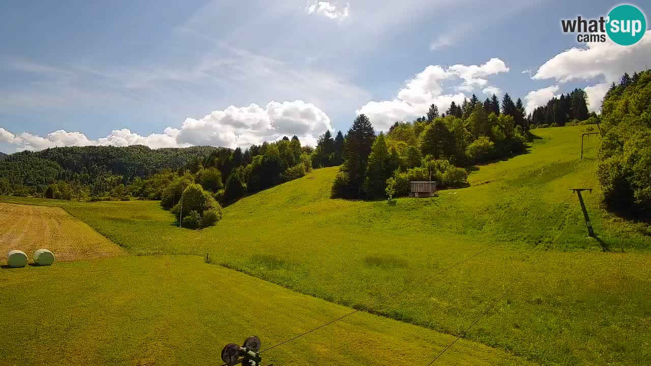 Webcam Smučišče Senožeta – Station de ski à Srednja Vas près de Bohinj