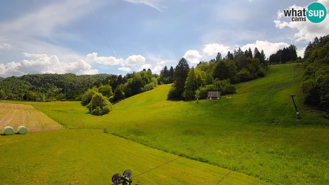 Webcam Smučišče Senožeta – Station de ski à Srednja Vas près de Bohinj