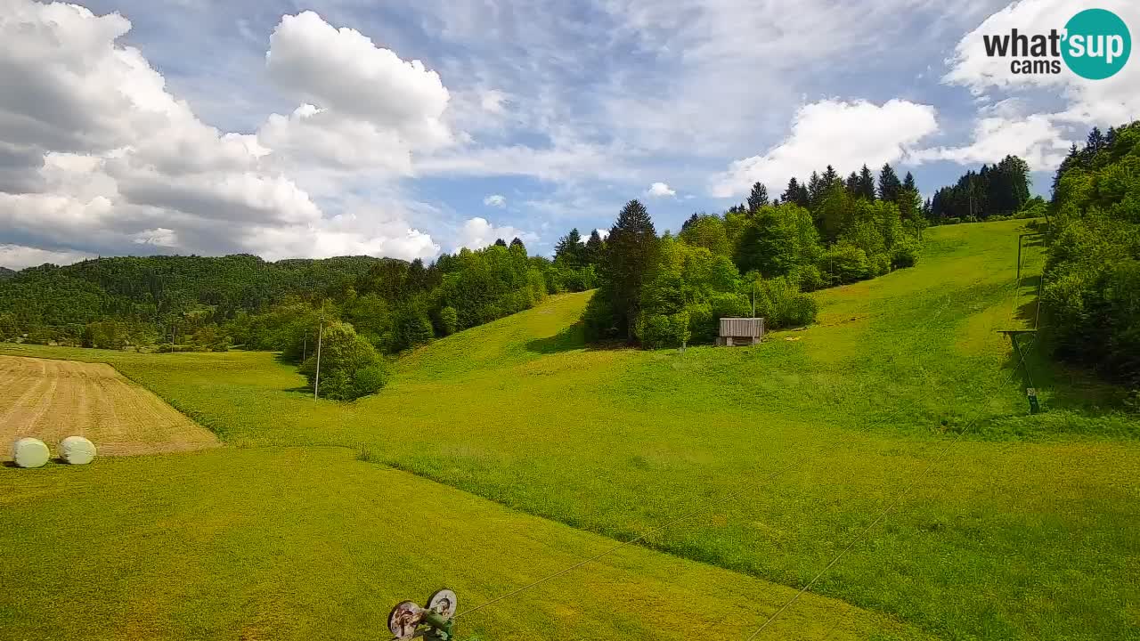 Webcam Smučišče Senožeta – Ski Resort Live View near Bohinj