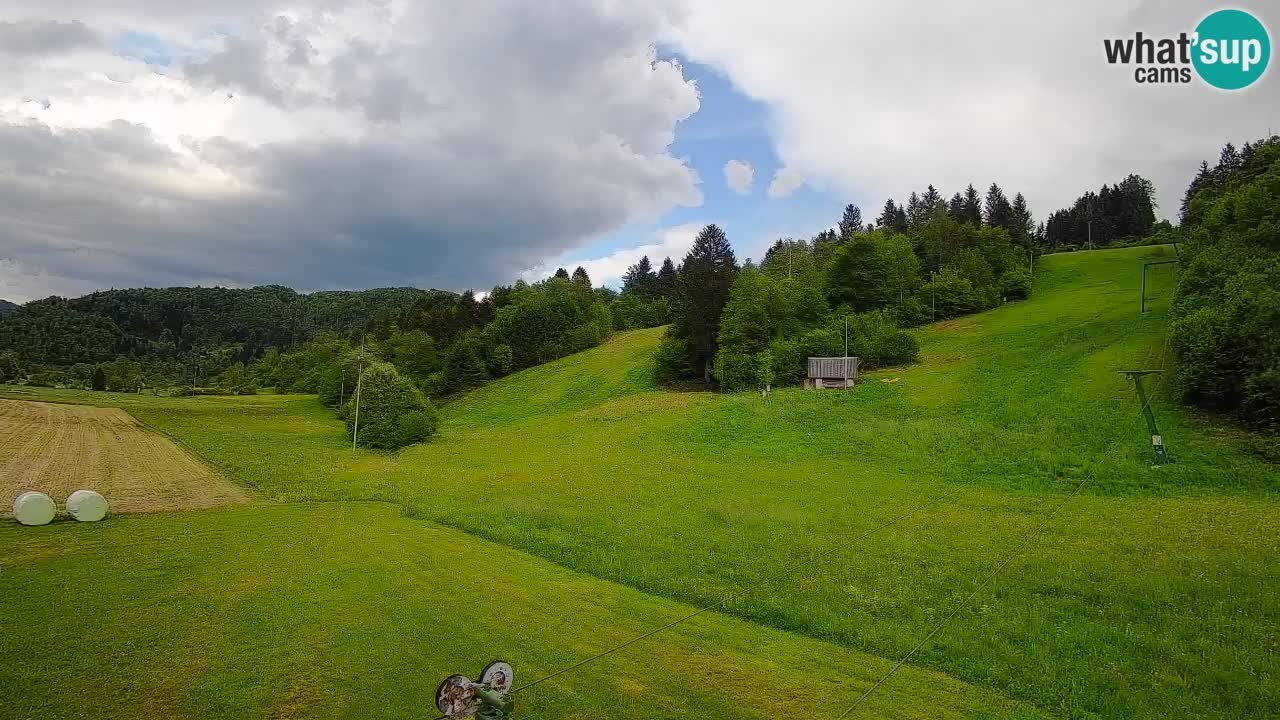 Cámara web Smučišče Senožeta – Estación de esquí en Srednja Vas cerca de Bohinj