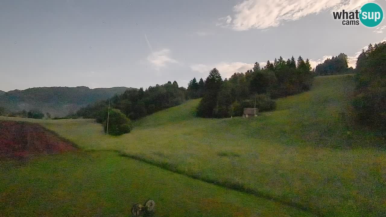 Webcam Smučišče Senožeta – Station de ski à Srednja Vas près de Bohinj