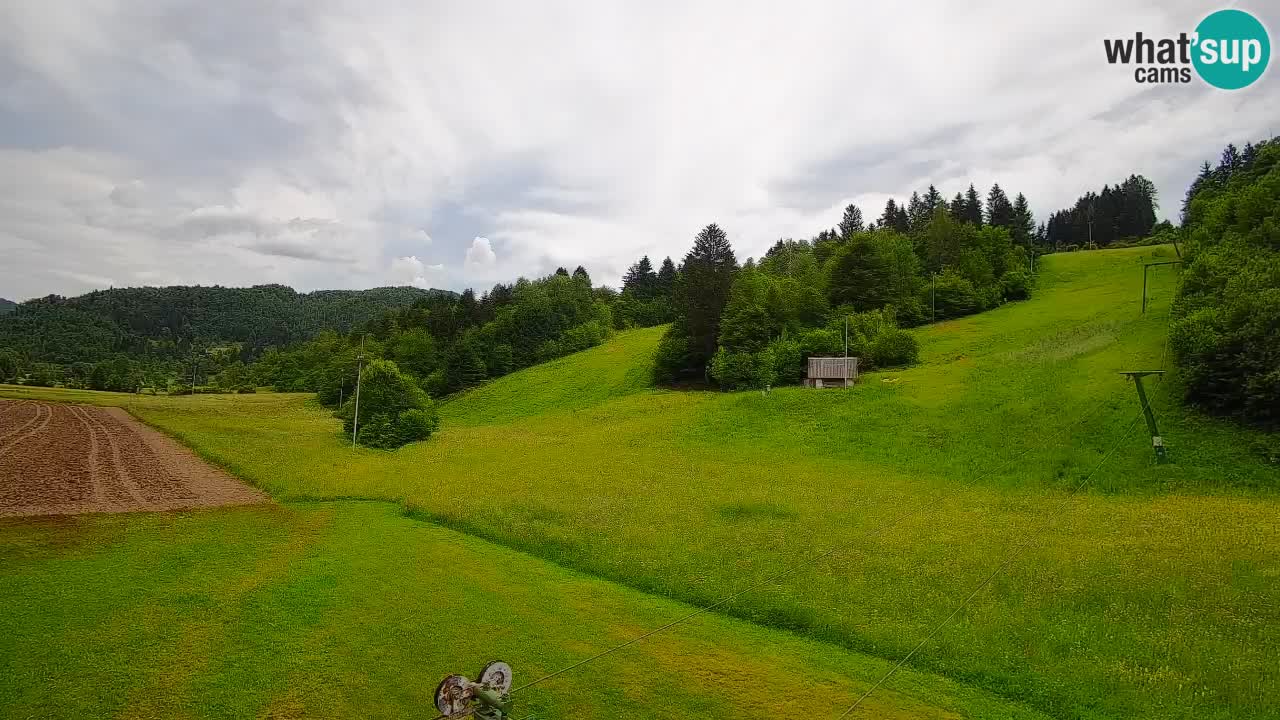 Cámara web Smučišče Senožeta – Estación de esquí en Srednja Vas cerca de Bohinj
