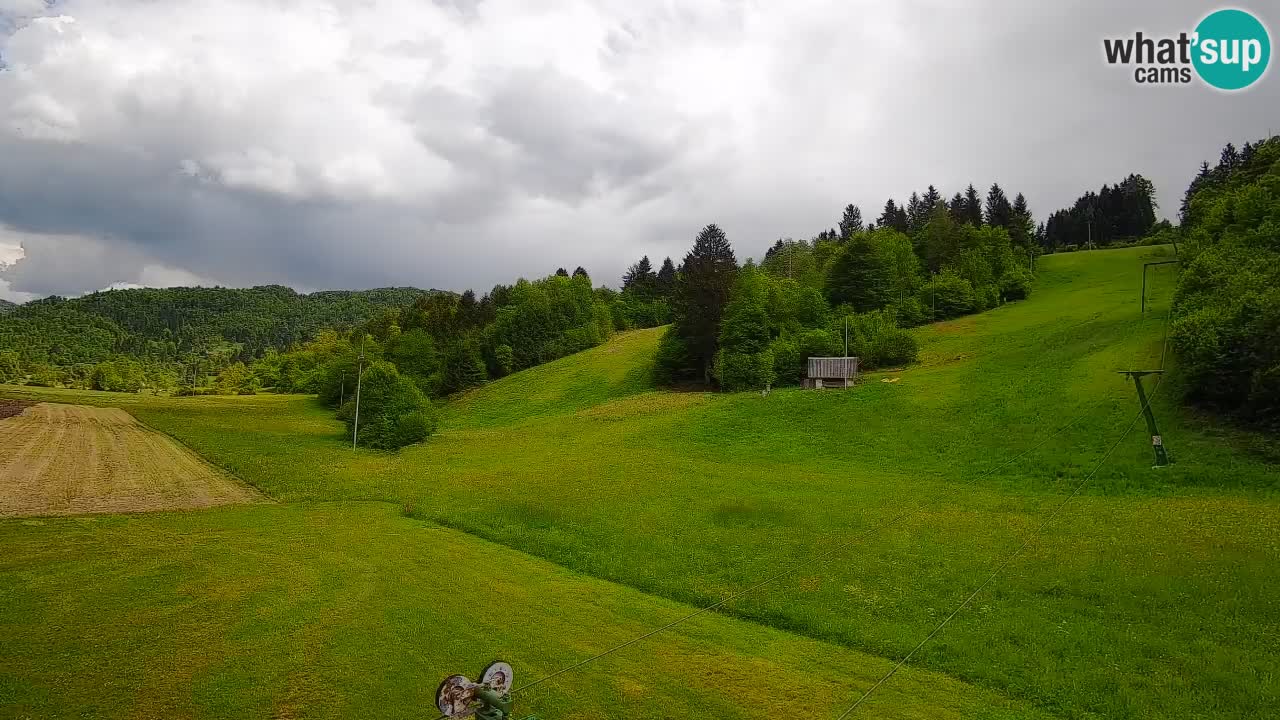 Webcam Smučišče Senožeta – Station de ski à Srednja Vas près de Bohinj