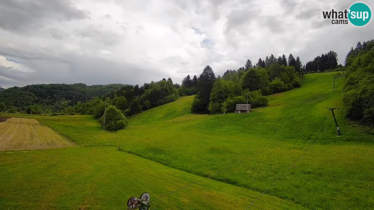 Webcam Smučišče Senožeta – Stazione sciistica a Srednja Vas vicino Bohinj