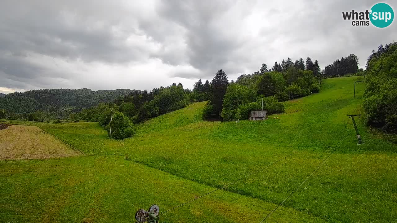 Webcam Smučišče Senožeta – Station de ski à Srednja Vas près de Bohinj