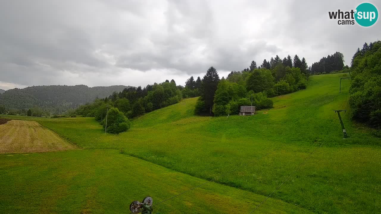 Webcam Smučišče Senožeta – Station de ski à Srednja Vas près de Bohinj