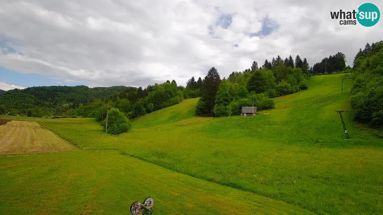 Webcam Smučišče Senožeta – Station de ski à Srednja Vas près de Bohinj