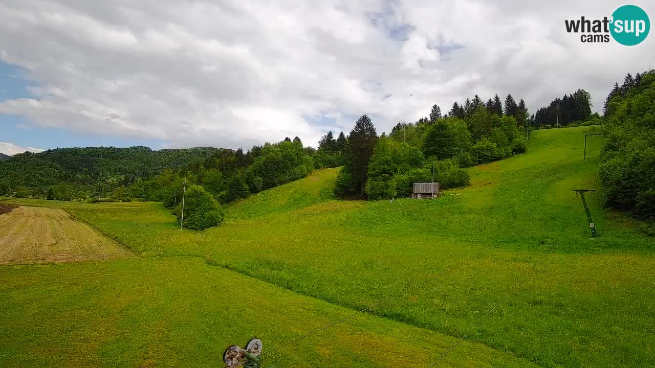 Webcam Smučišče Senožeta – Station de ski à Srednja Vas près de Bohinj
