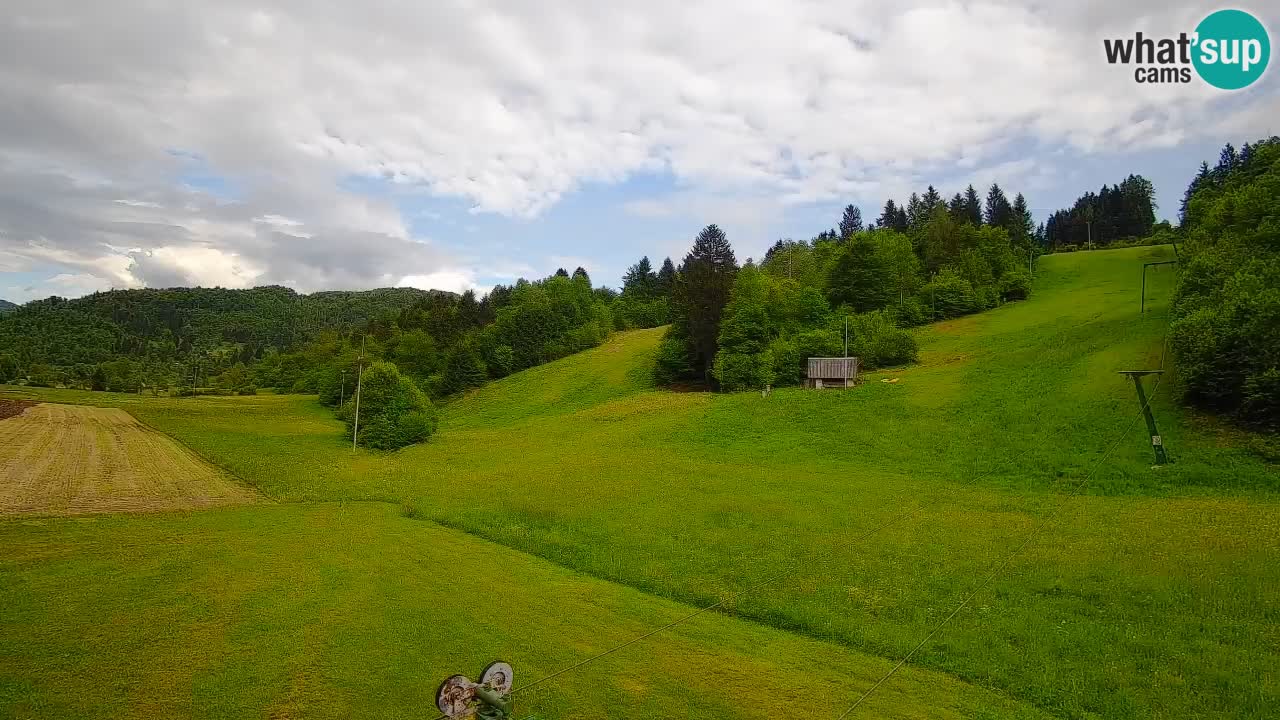 Webcam Smučišče Senožeta – Ski Resort Live View near Bohinj