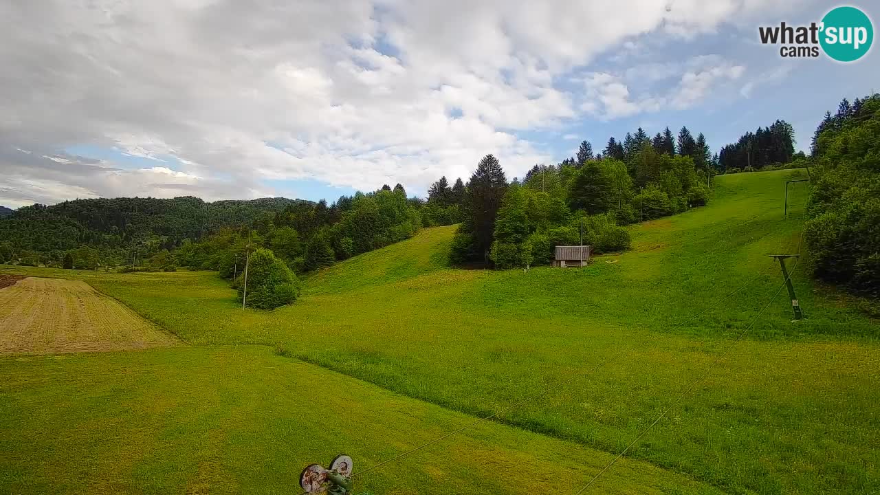 Webcam Smučišče Senožeta – Ski Resort Live View near Bohinj
