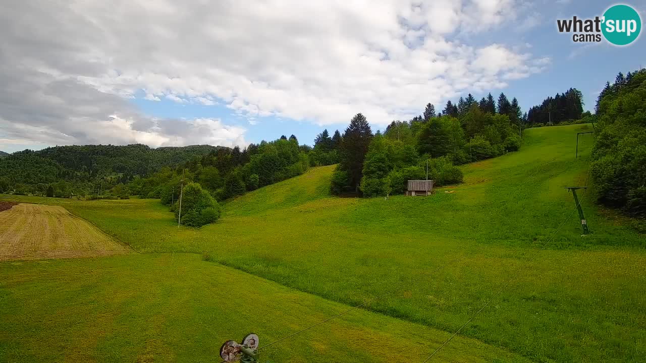 Webcam Smučišče Senožeta – Ski Resort Live View near Bohinj