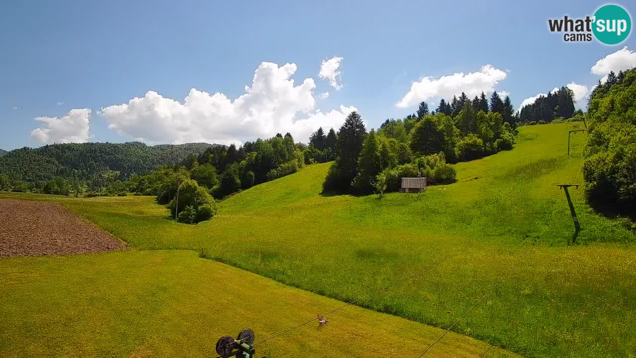Web kamera Smučišče Senožeta – Skijalište u Srednjoj Vasi kod Bohinja