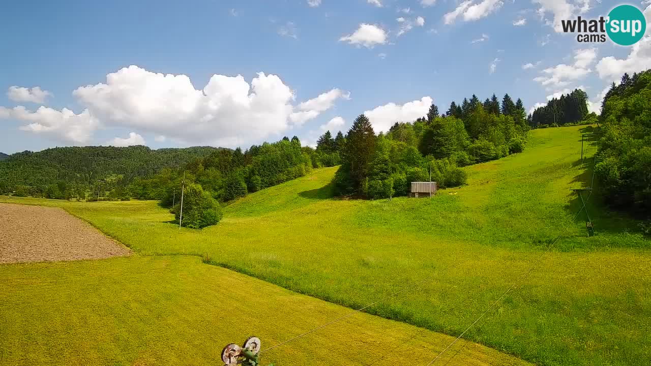 Webcam Smučišče Senožeta – Ski Resort Live View near Bohinj