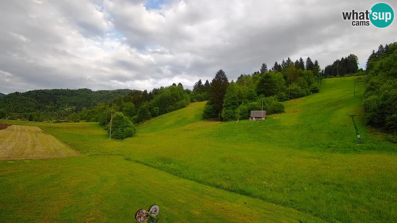 Webcam Smučišče Senožeta – Stazione sciistica a Srednja Vas vicino Bohinj