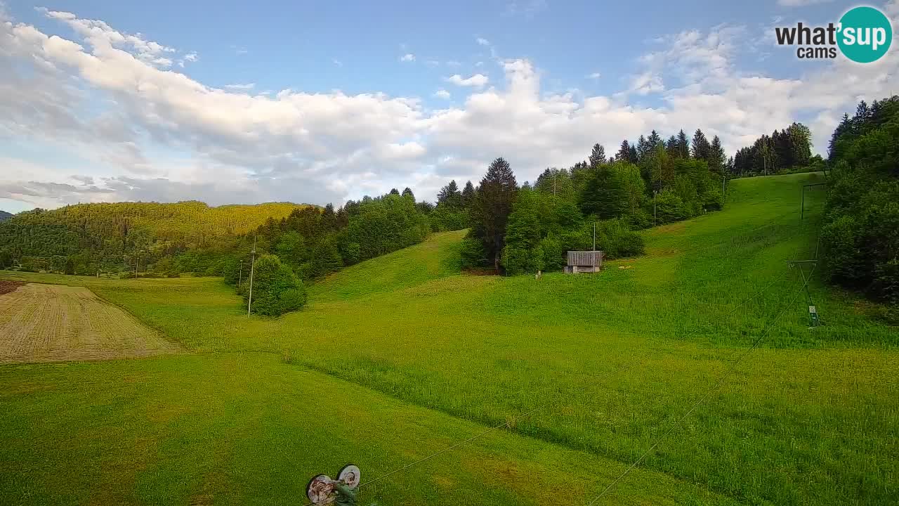 Webcam Smučišče Senožeta – Ski Resort Live View near Bohinj