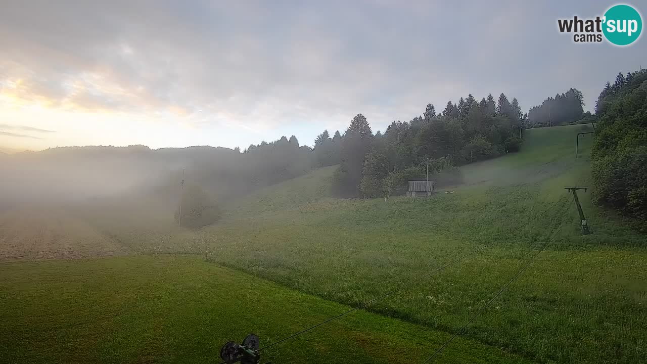Webcam Smučišče Senožeta – Ski Resort Live View near Bohinj