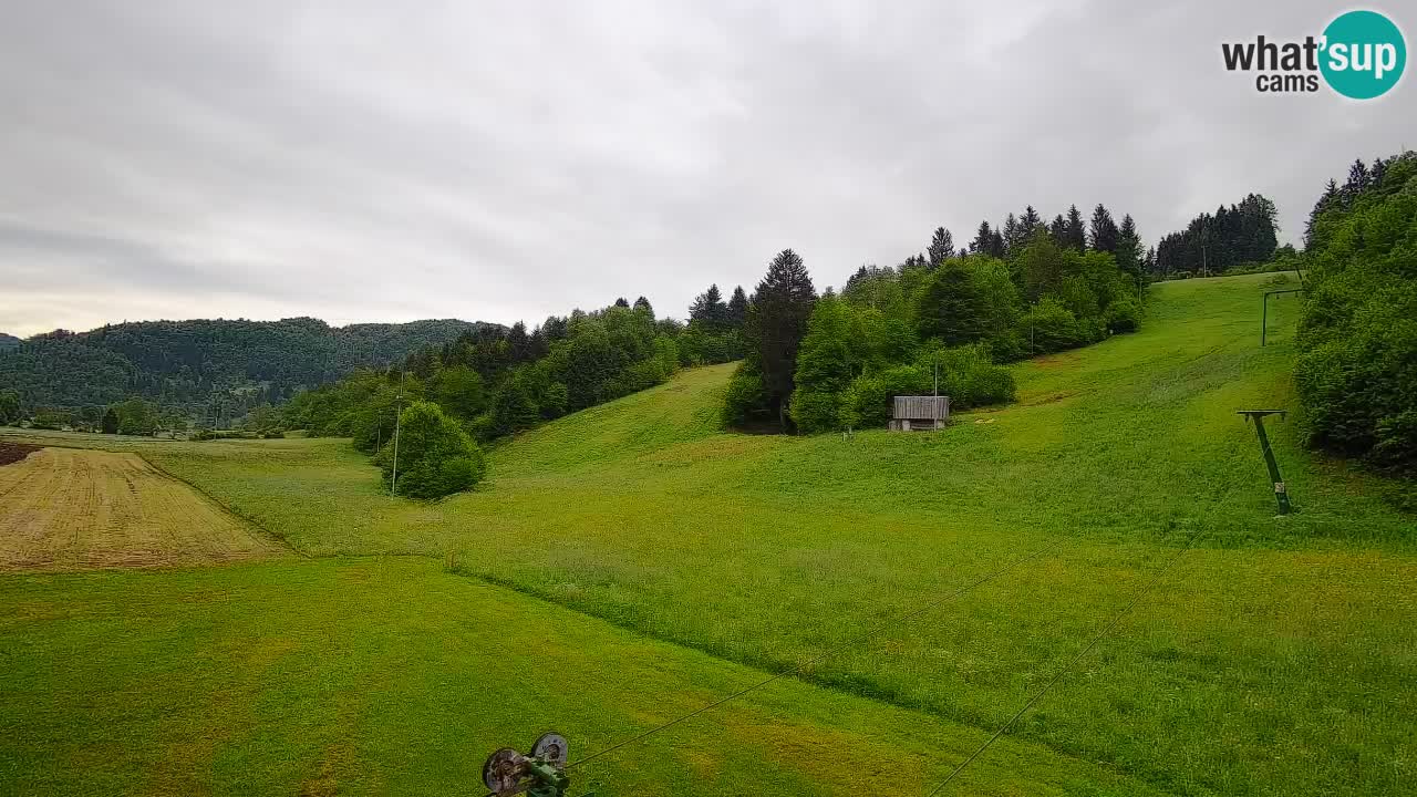 Web kamera Smučišče Senožeta – Skijalište u Srednjoj Vasi kod Bohinja