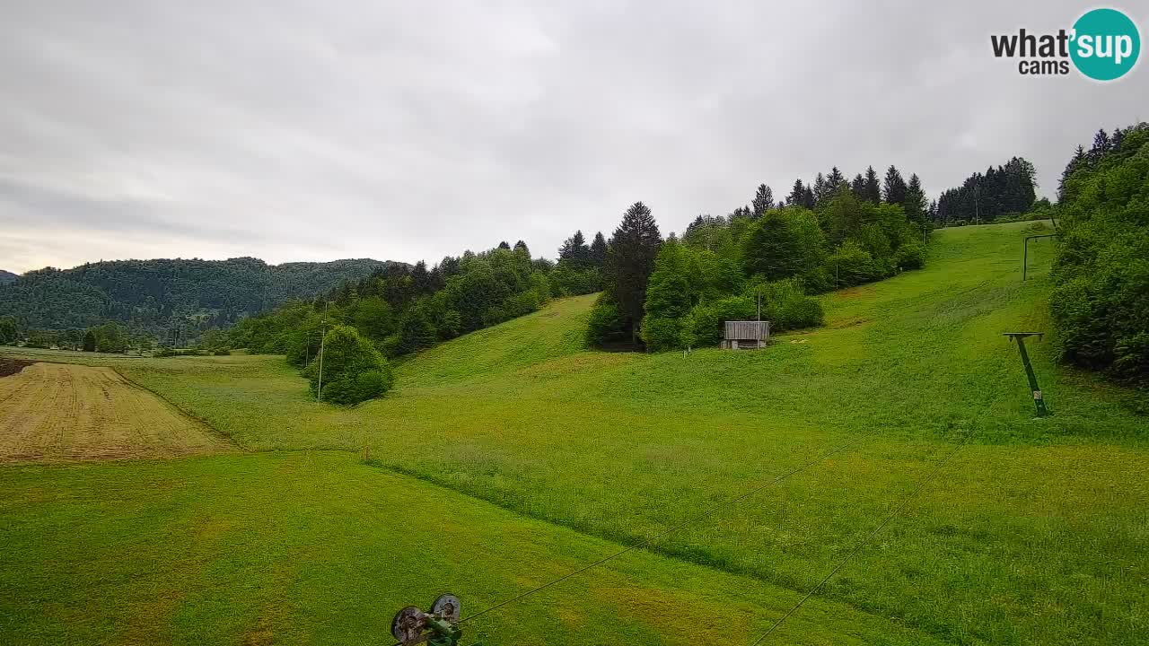 Cámara web Smučišče Senožeta – Estación de esquí en Srednja Vas cerca de Bohinj