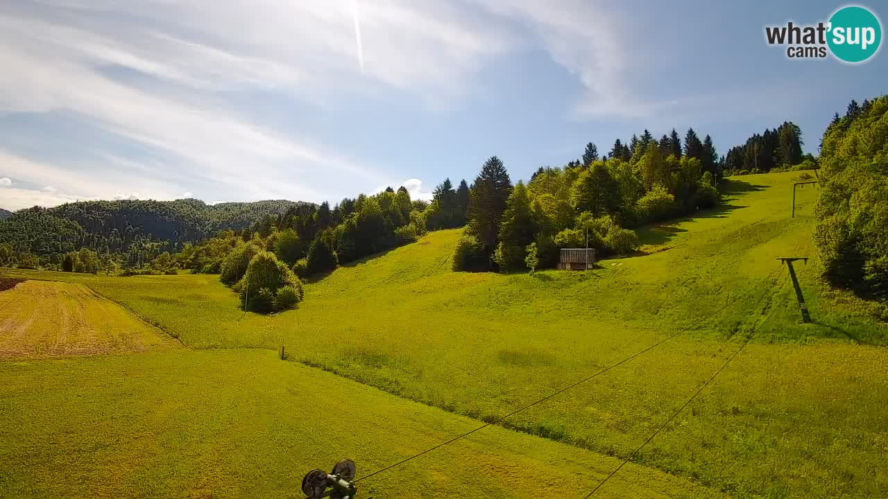 Webcam Smučišče Senožeta – Station de ski à Srednja Vas près de Bohinj