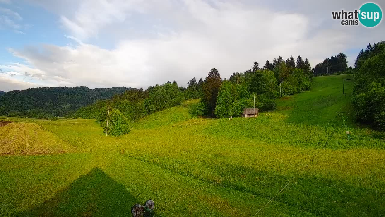 Webcam Smučišče Senožeta – Ski Resort Live View near Bohinj